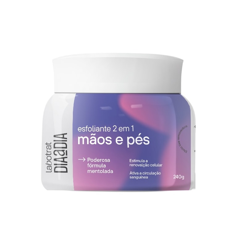 Esfoliante 2x1 Labotrat Dia a Dia 240 gr Mãos e Pés