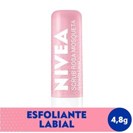 Esfoliante Labial Nivea 4,8 gr Scrub Rosa Mosqueta