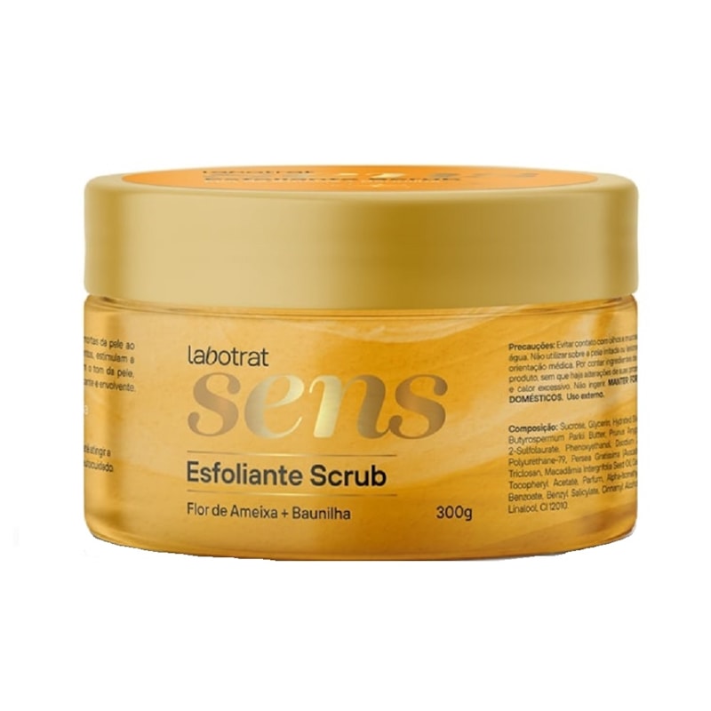 Esfoliante Scrub Labotrat Sens 300 gr Flor de Ameixa + Baunilha