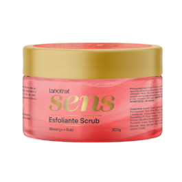 Esfoliante Scrub Labotrat Sens 300 gr Morango + Rubi