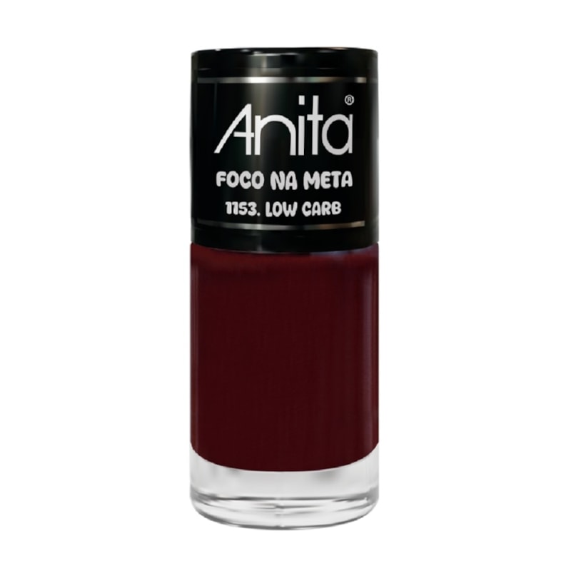 Esmalte Anita Foco Na Meta 10 ml Low Carb