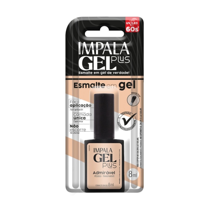 Esmalte Impala Gel Plus 8 ml  Admirável