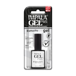 Esmalte Impala Gel Plus 8 ml Branco Puro