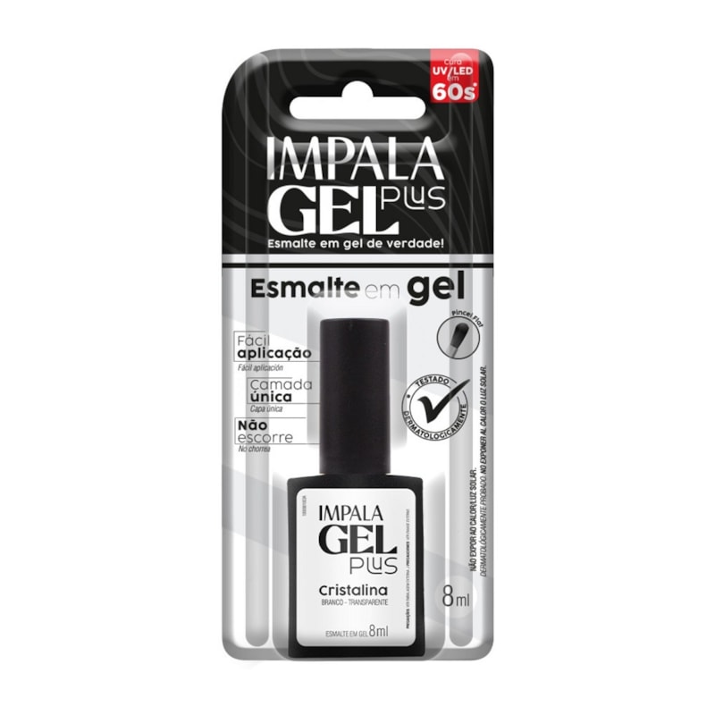 Esmalte Impala Gel Plus 8 ml Cristalina