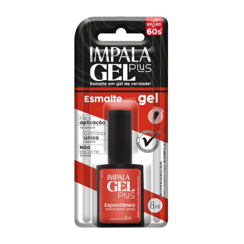 Esmalte Impala Gel Plus 8 ml Espontâneea