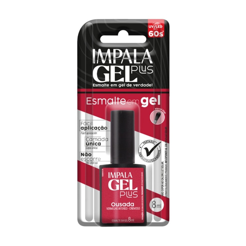 Esmalte Impala Gel Plus 8 ml Ousada