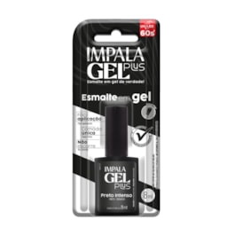 Esmalte Impala Gel Plus 8 ml Preto Intenso