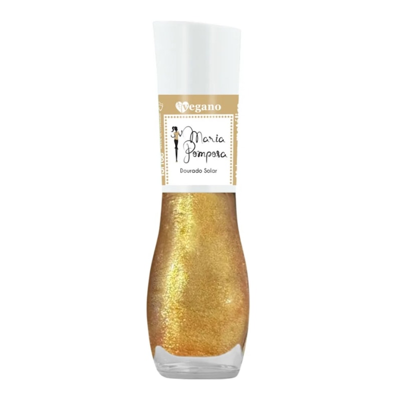 Esmalte Maria Pomposa Céu em Cores 8,5 ml Dourado Solar