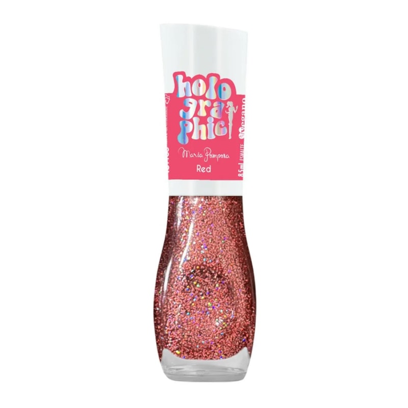 Esmalte Maria Pomposa Holográfico 8,5 Red