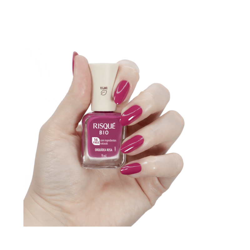 Esmalte Risqué Bio 9 ml Oquídea Rosa