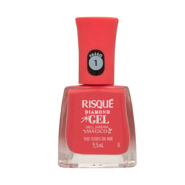 Esmalte Risqué Diamond Gel Meu Jardim Mágico 9,5 ml Vejo Flores em Mim