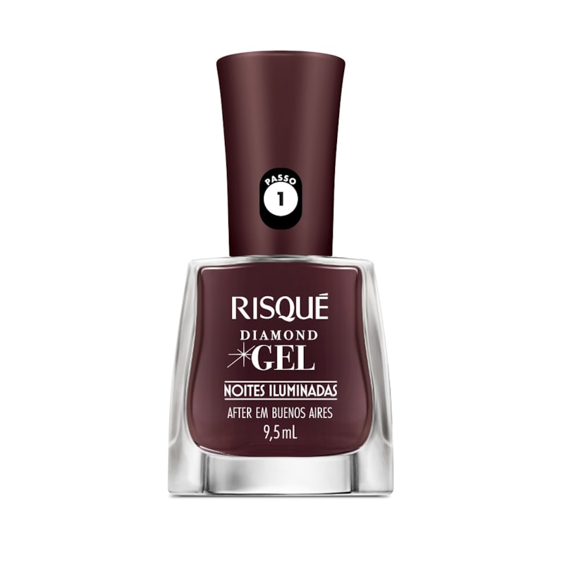 Esmalte Risqué Diamond Gel Noites Iluminadas 9,5 ml After em Buenos ...