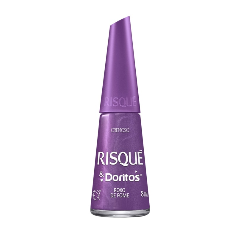 Esmalte Risqué & Doritos 8 ml Roxo de Fome