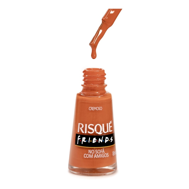 Esmalte Risqué Friends Cremoso 8 ml No Sofá com Amigos - LojasLivia