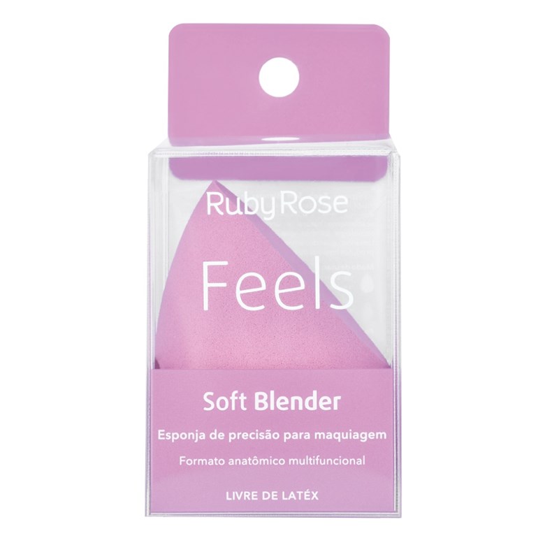 Esponja Maquiagem Ruby Rose Soft Blender Feels