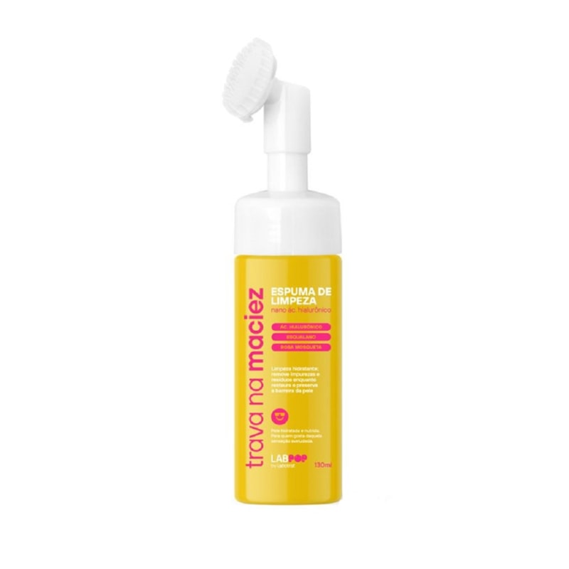 Espuma De Limpeza Facial Labpop Labotrat 130 ml  Trava na Maciez