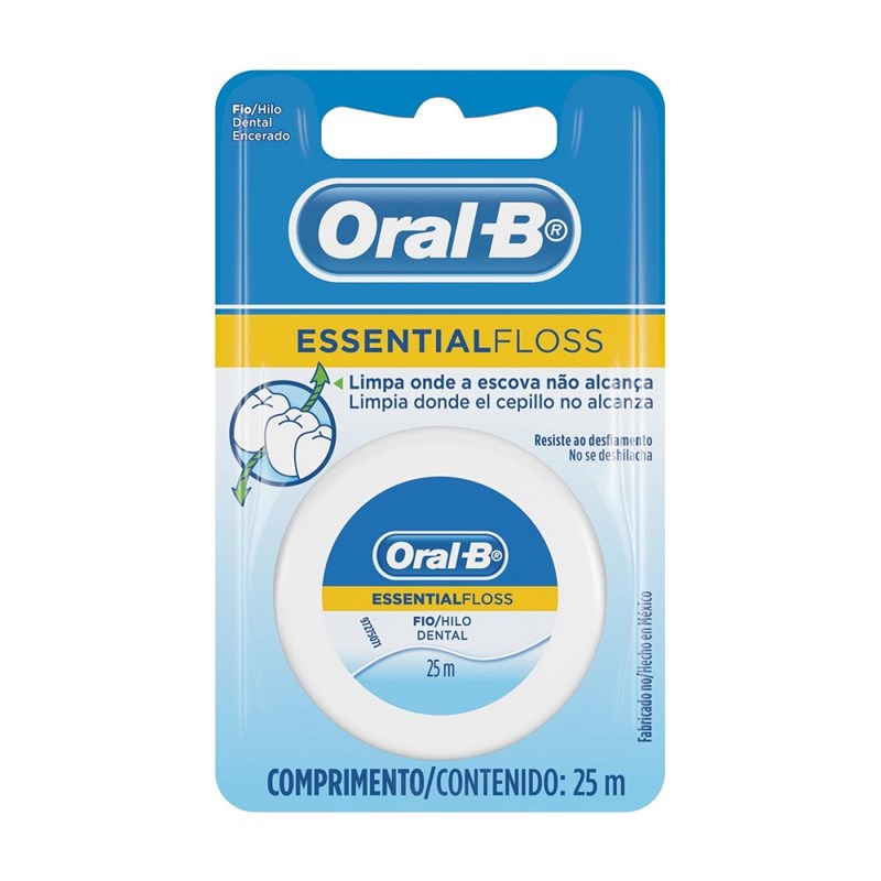 Fio Dental Oral-B Essential Floss 25m