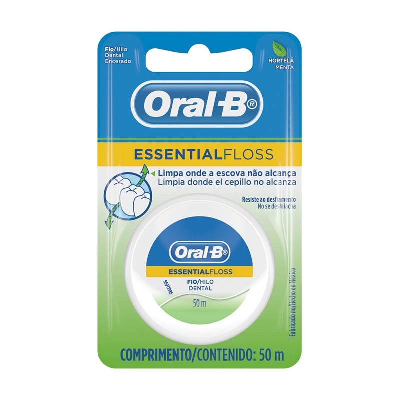 Fio Dental Oral-B Essential Floss 50m Menta
