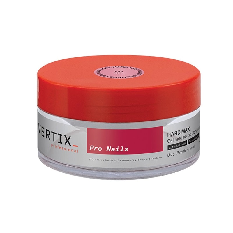 Gel Construtor Vertix Pro Nails Hard Max 24 gr Rosa