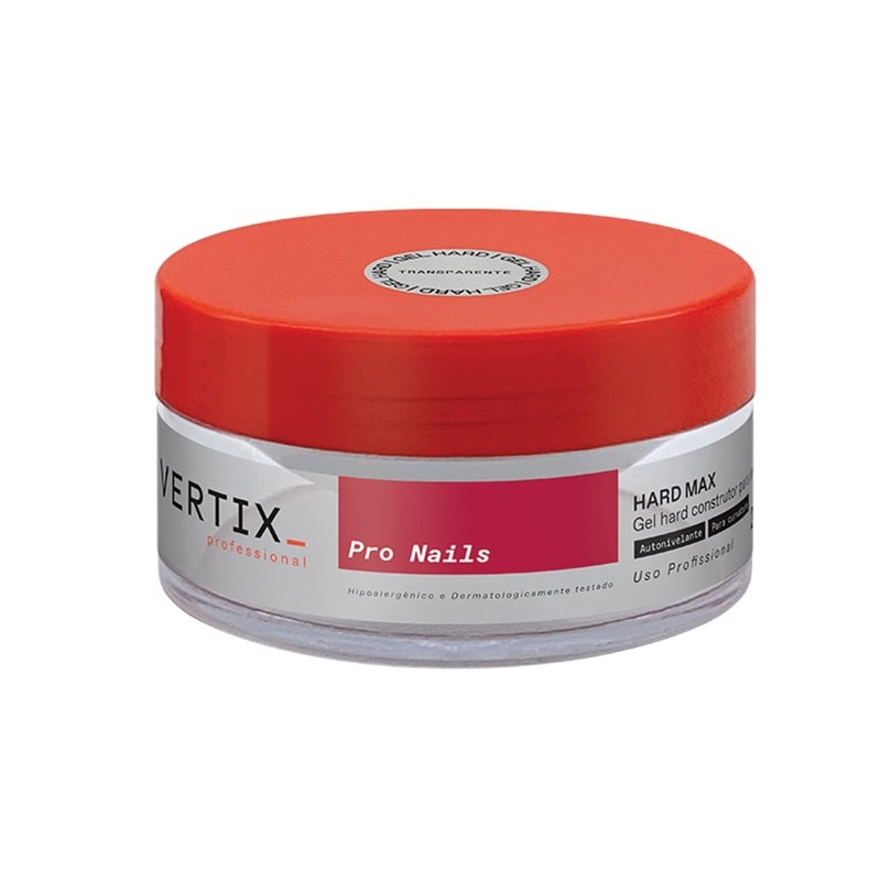 Gel Construtor Vertix Pro Nails Hard Max 24 gr Transparente