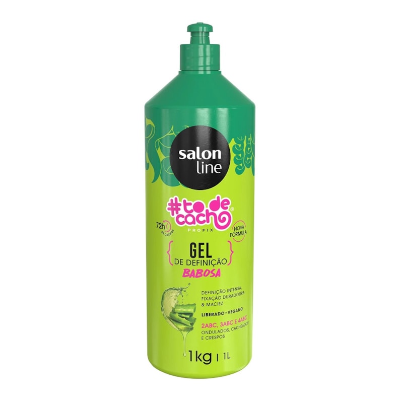 Gel De Definicao Salon Line Todecacho 1 Litro Babosa Lojaslivia