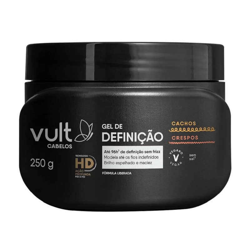 Gel de Definição Vult 250 gr Cachos e Crespos