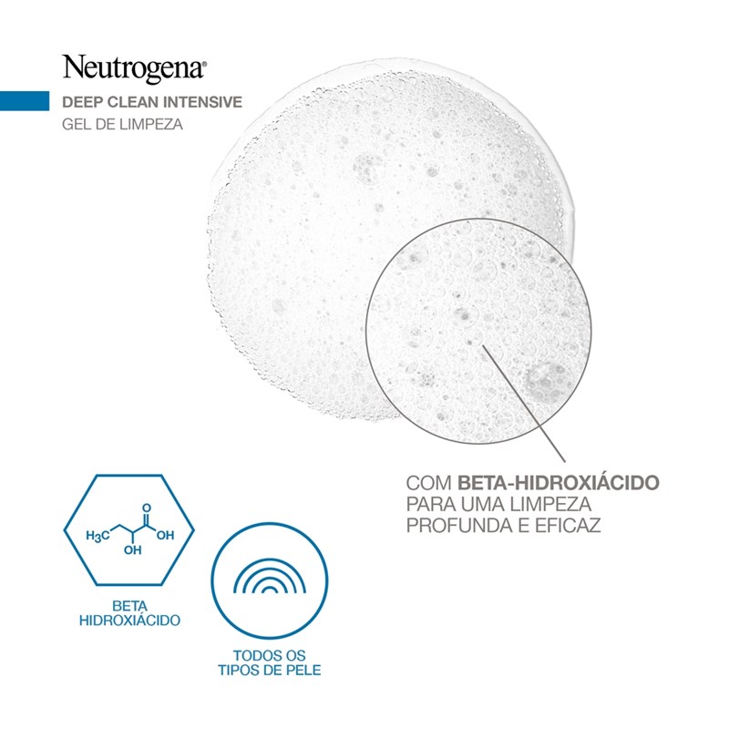 Gel de Limpeza Facial Neutrogena 150 gr Deep Clean