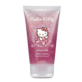 Gel Infantil Cabelo e Corpo Hello Kitty 180 gr Glitter