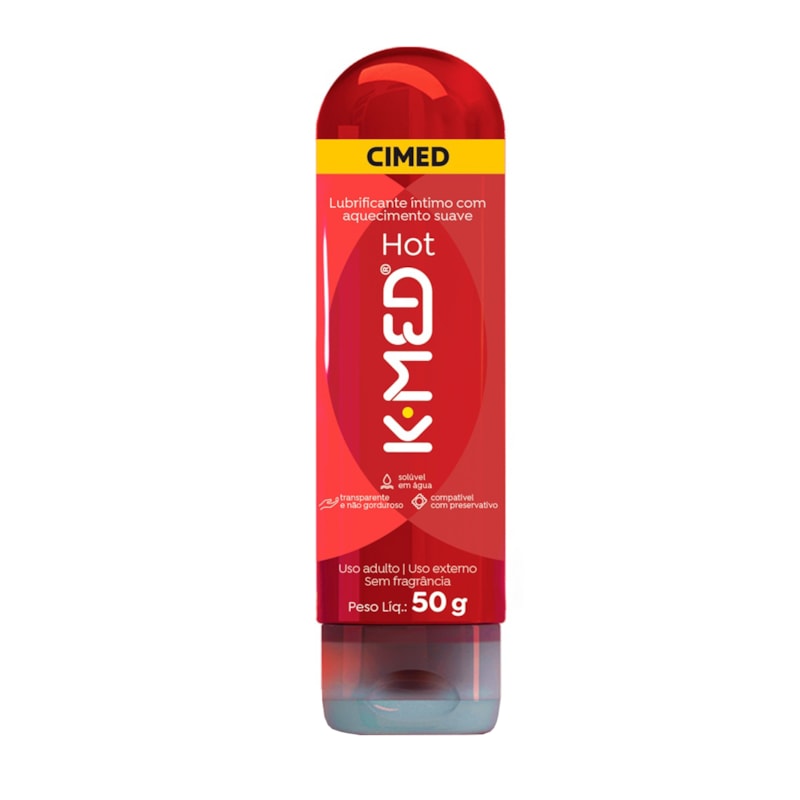 Gel Lubrificante Íntimo K-Med 50 gr Hot