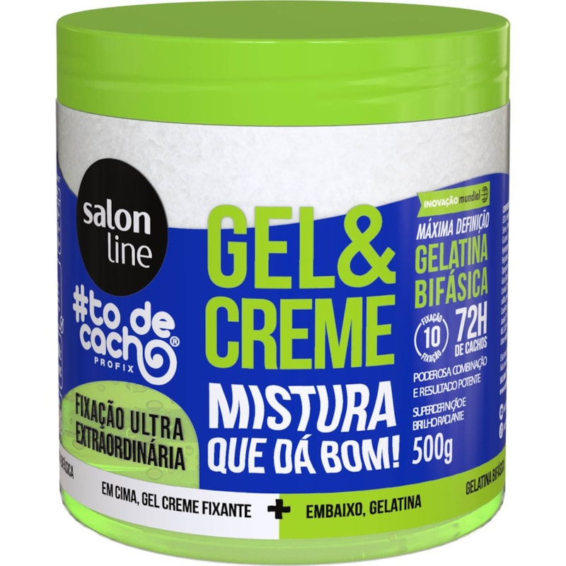 GelaCreme Salon Line #todecacho 500 gr Fixação Ultra Extraordinária