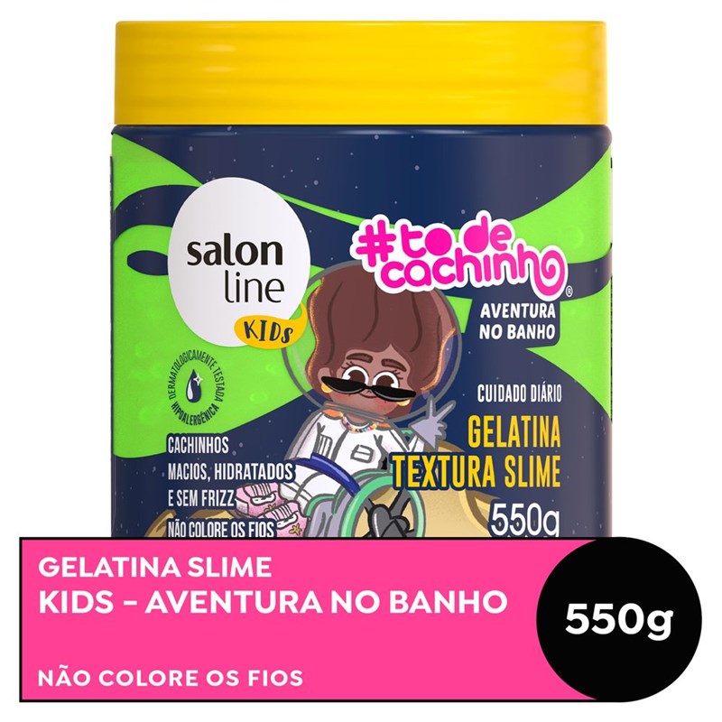 Gelatina Capilar Salon Line Kids  #todecacho 550 gr Molinhas Fixadas