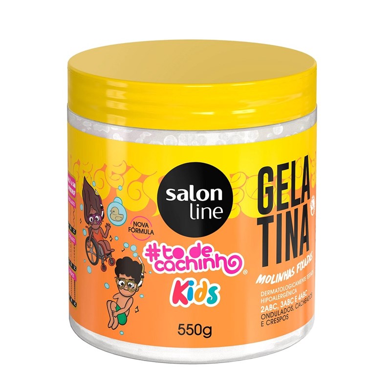 Gelatina Capilar Salon Line #todecachinho Kids 550 gr Molinhas Fixadas