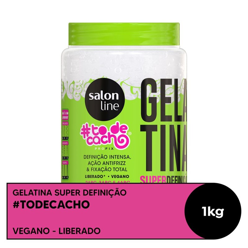 Gelatina Capilar Salon Line #todecacho 1 kg Super Definição