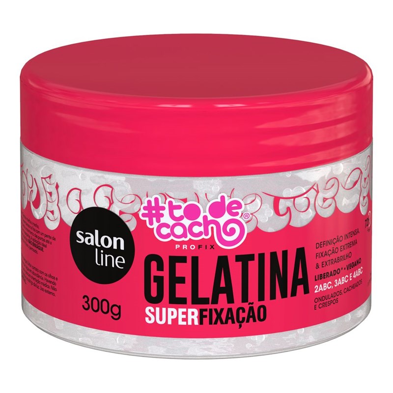 Gelatina Capilar Salon Line #todecacho 300 gr Super Fixação