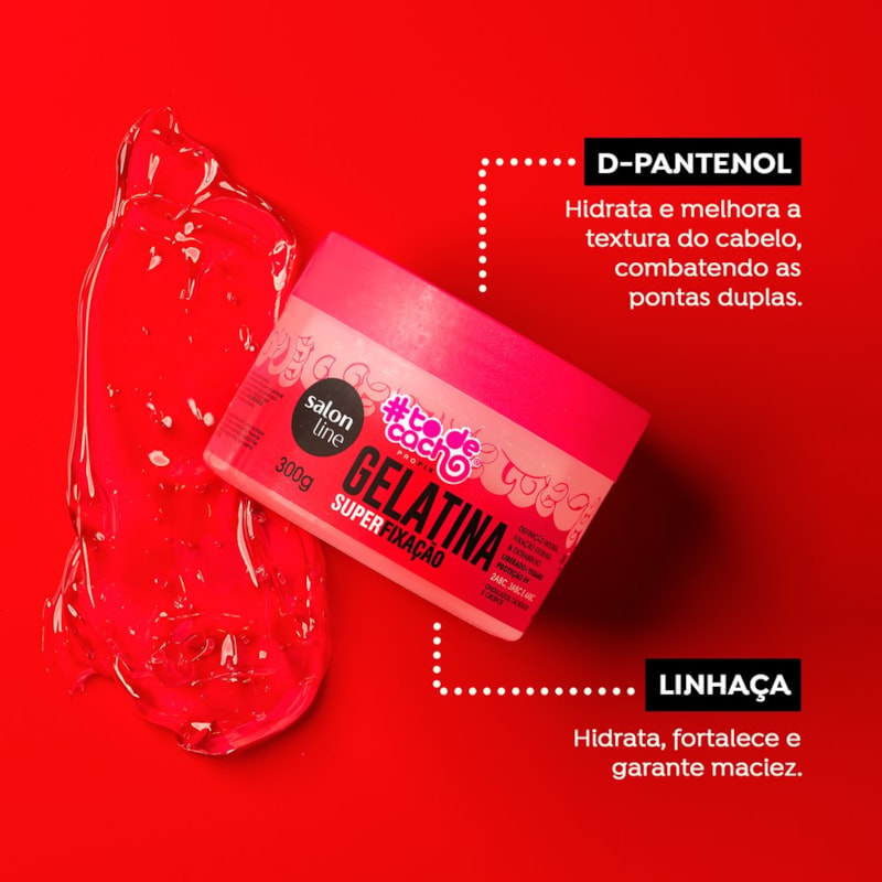 Gelatina Capilar Salon Line #todecacho 300 gr Super Fixação