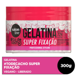 Gelatina Capilar Salon Line #todecacho 300 gr Super Fixação