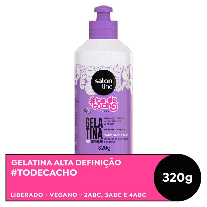Gelatina Capilar Salon Line #todecacho 320 gr Alta Definição