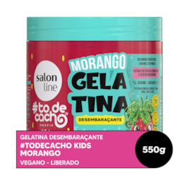 Gelatina Desembaraçante Salon Line #todecacho Kids 550 gr Morango