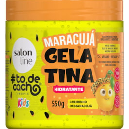 Gelatina Salon Line Kids #todecacho 550 gr Maracujá