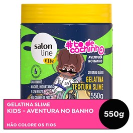 Gelatina Salon Line #todecachinho Kids 550 gr Aventura no Banho