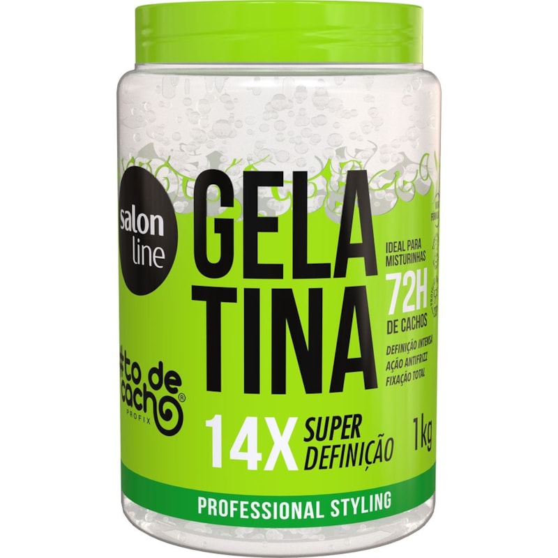 Gelatina Salon Line Todecacho 1 Kg Super Fixacao Lojaslivia