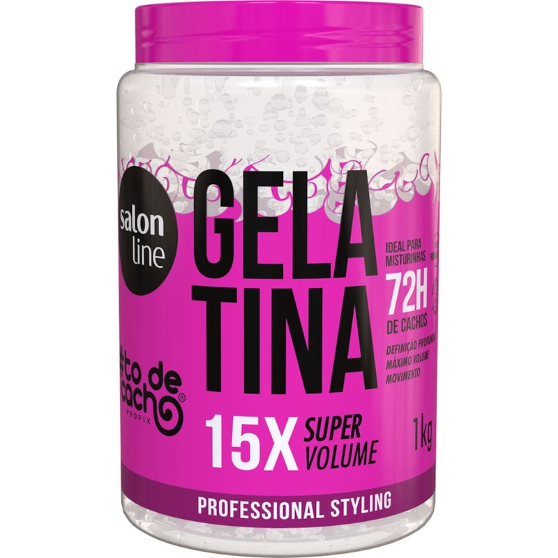 Gelatina Salon Line #todecacho 1 Kg Super Volume