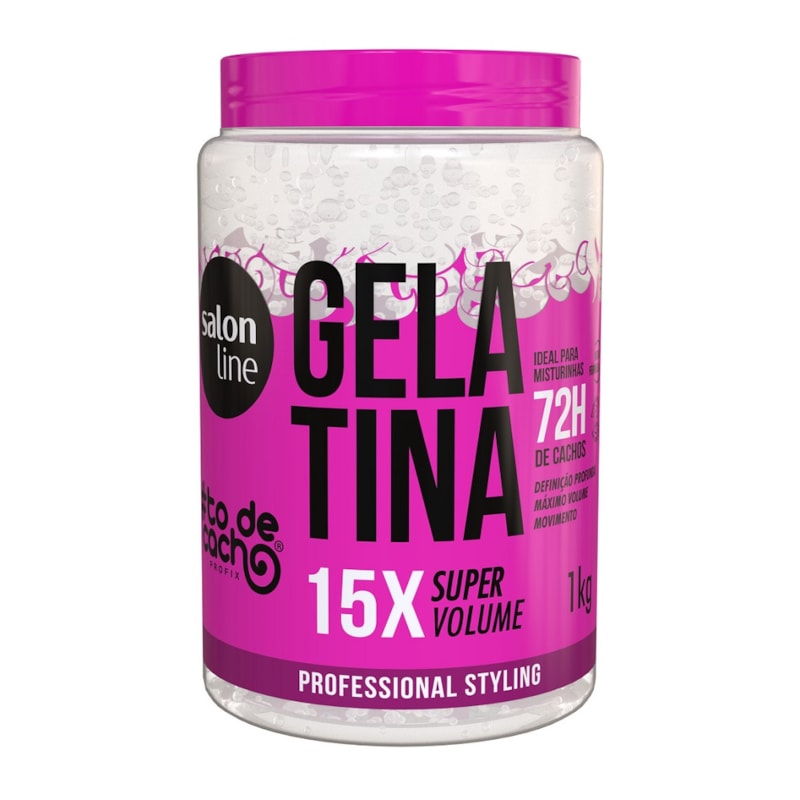 Gelatina Salon Line #todecacho 1 Kg Super Volume