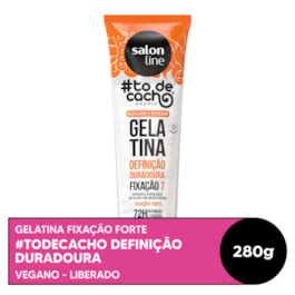 Gelatina Salon Line #todecacho 280 gr Definição Duradoura