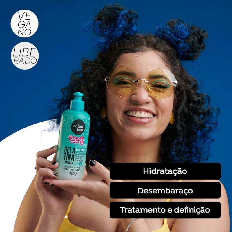 Gelatina Salon Line #todecacho 300 gr Estilização