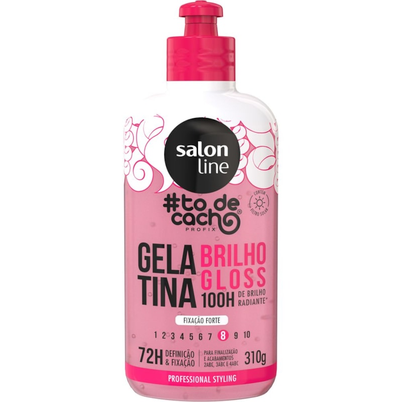 Gelatina Salon Line #todecacho 310 gr Brilho Gloss