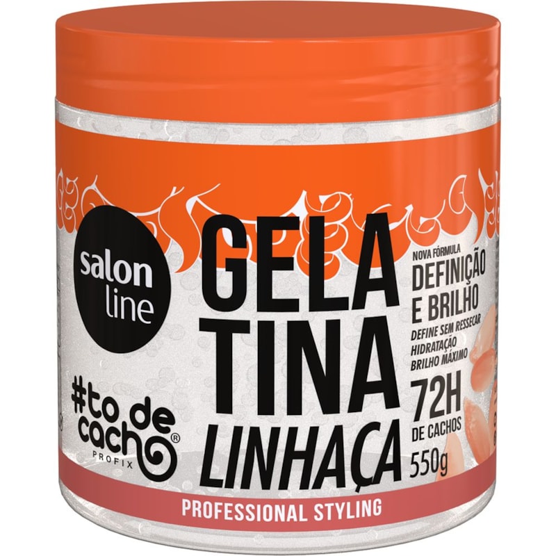 Gelatina Salon Line #todecacho 550 gr Linhaça