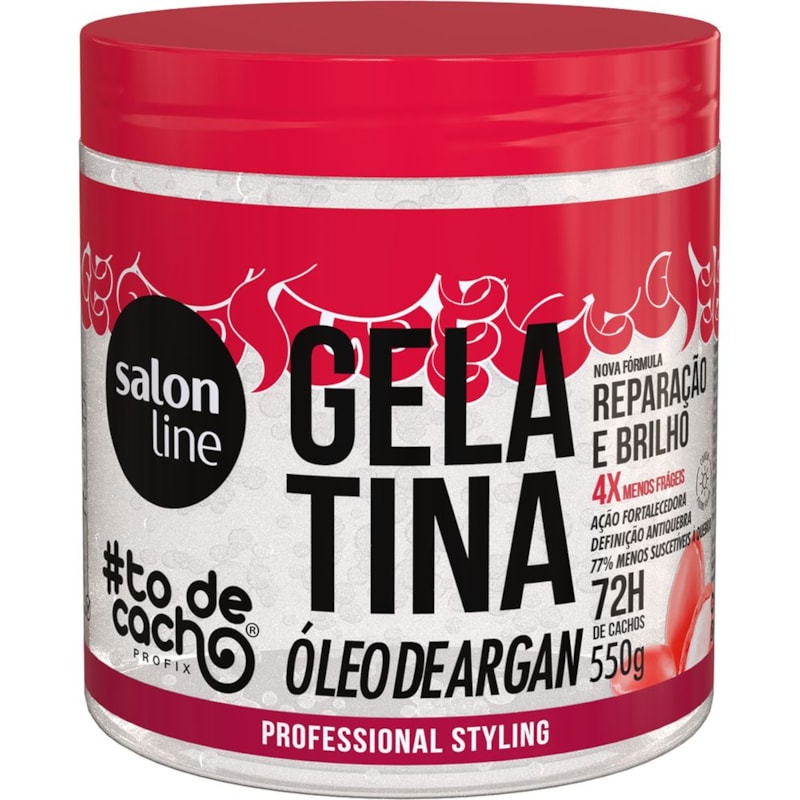 Gelatina Salon Line #todecacho 550 gr Óleo de Argan