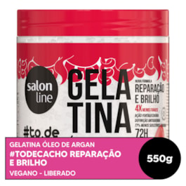 Gelatina Salon Line #todecacho 550 gr Óleo de Argan