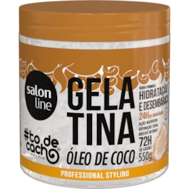 Gelatina Salon Line #todecacho 550 gr Óleo de Coco